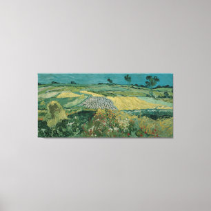 De vlakte van Auvers - Vincent van Gogh Canvas Afdruk