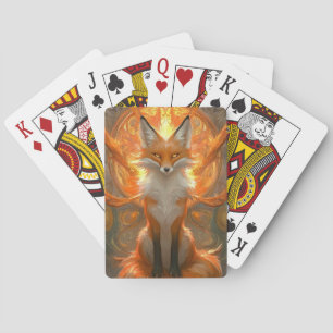 De Vlamingtroon van de Negenstaartvos Pokerkaarten