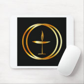 De vlammenijs muismat (Met muis)