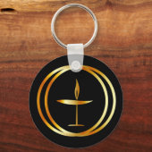 De vlammenijs sleutelhanger (Voorkant)