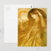 De Vlamvrouwen van Dante Gabriel Rossetti Briefkaart (Voorkant / Achterkant)