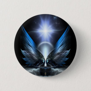 De Vleugels van Anthropolis Ronde Button 5,7 Cm