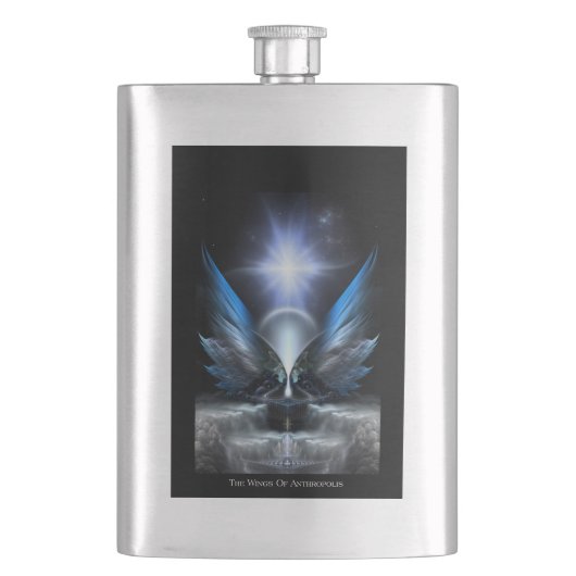 De vleugels van de klassieke antropoliskolf flacon (Voorkant)