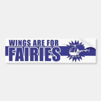 De vleugels zijn voor de Bumpersticker van de fair