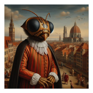 De vlieg perfect poster