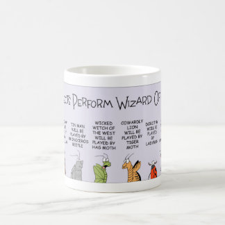 De vliegen voeren de Tovenaar van Oz uit Koffiemok