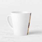 De vliegende kameel Latte Mok (Linkerhoek)