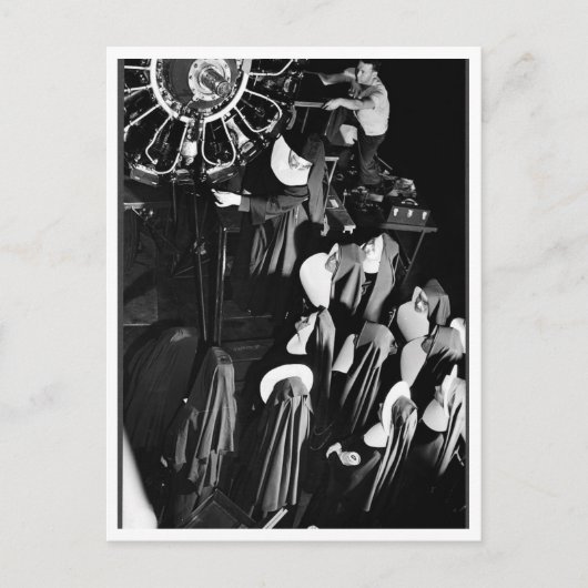 De vliegende nonnen. briefkaart (Voorkant)