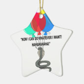 De vliegende slang keramisch ornament (Links)