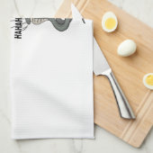 De vliegende slang theedoek (Quarter Fold)