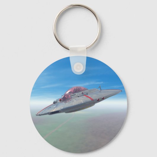 De vliegende Sleutelhanger Saucer (Voorkant)