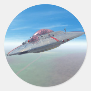 De vliegende Sticker Saucer