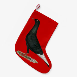 De vliegende Zwarte Duif van de Vlucht Kleine Kerstsok