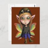 De Vliegenier van de fee Briefkaart (Voorkant / Achterkant)