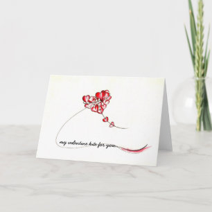 De Vlieger van de Liefde van Valentijn voor u Feestdagen Kaart