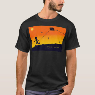 De vliegers stijgen het hoogst tegen de wind t-shirt