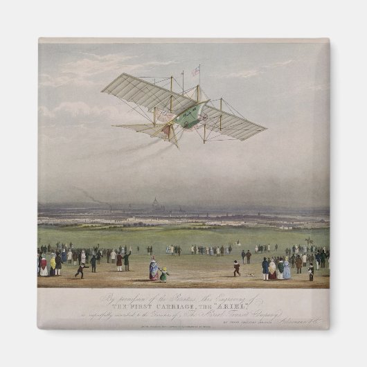 De vliegmachine magneet (Voorkant)