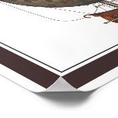 De vliegmachine Nautisme Steampunk Poster (Hoek)