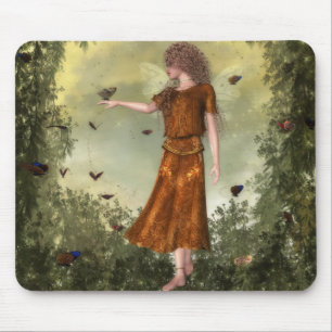De vlinder Mousepad Muismat