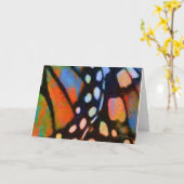 De Vlinder van de monarch Kaart (Gele Bloem)