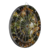 De vlinder van Kerstmis Dartbord (Voorkant Links)