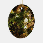 De vlinder van Kerstmis Keramisch Ornament (Rechts)