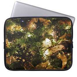 De vlinder van Kerstmis Laptop Sleeve
