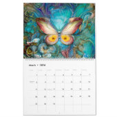 De vlinderkalender personaliseert het jaar kalender (Mar 2026)