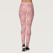 De vlinderroze leggings (Achterkant)