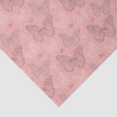 De vlinderroze tissuepapier (Detail)