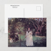 De vlindershunt van Berthe Morisot Briefkaart (Voorkant / Achterkant)