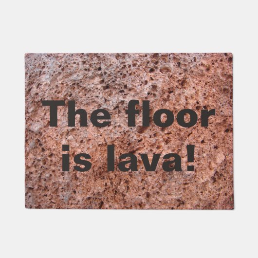 De vloer is lava deurmat (Voorkant)