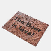 De vloer is lava deurmat (Schuin)