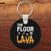 De vloer is Lava Sleutelhanger (Voorkant)