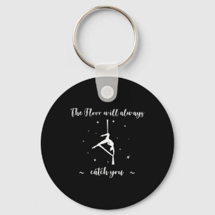De vloer zal je vangen, Aerial Yoga, Grappige Aeri Sleutelhanger