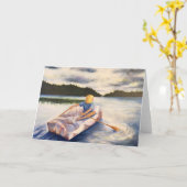 De vlucht kaart (Gele Bloem)