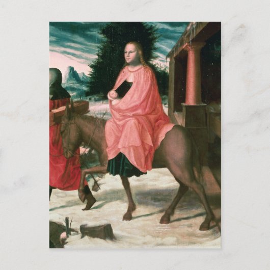 De vlucht naar Egypte 2 Briefkaart (Voorkant)