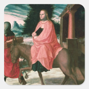 De vlucht naar Egypte 2 Vierkante Sticker