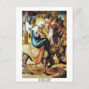 De vlucht van Albrecht Dürer naar Egypte Briefkaart