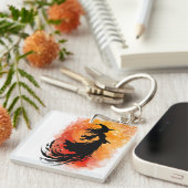 De vlucht van de Ember Shadow Sleutelhanger (Voorkant Rechts)