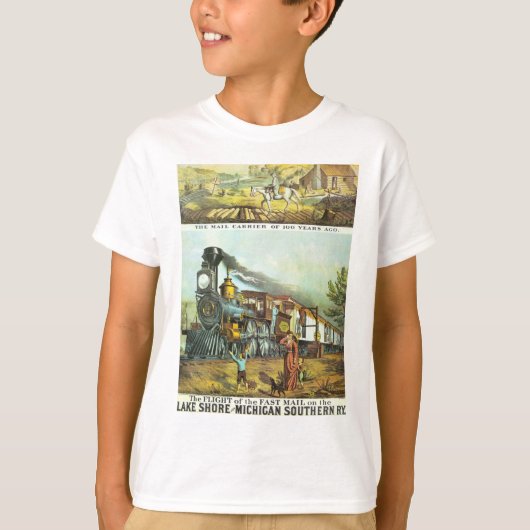 De vlucht van de Snelle Post T-shirt (Voorkant)