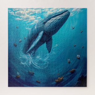 De vlucht van Leviathan naar de vrijheid – Surreal Legpuzzel