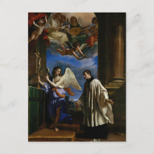 De Vocatie van St. Aloysius Gonzaga door Guercino Briefkaart