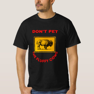 De vochtige koeien niet bedekken t-shirt