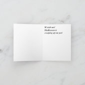 De Voedselketen van Halloween Kaart (Binnen)