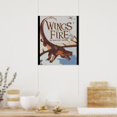 De voeringen schieten de schroefdop van de libelle poster (Keuken)