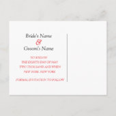 De voetafdrukken van het strand sparen de Datum Aankondigingskaart (Achterkant)