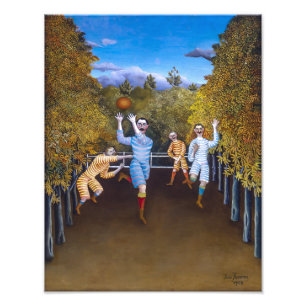 De voetballers Henri Rousseau Foto Afdruk