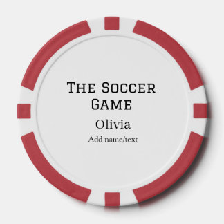 de voetbalwedstrijd voetbal naam fifa wereldkampio poker chips