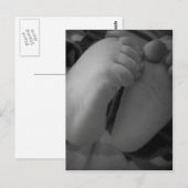 De Voeten van het baby Briefkaart (Voorkant / Achterkant)